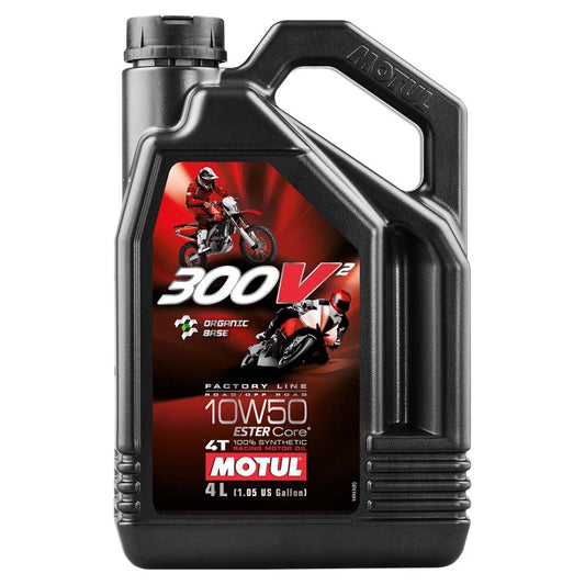 Aceite motor 4T Motul 300V² Factory Line 10W50 (4 Litros)