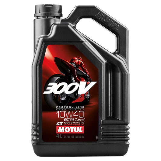 Aceite motor 4T Motul 300V Factory Line Road Racing 10W40 10W40 (4 Litros)