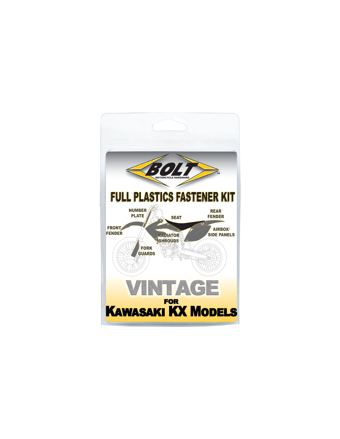 Kit Sujecion Plasticos Kawasaki KX125/250(92-93)